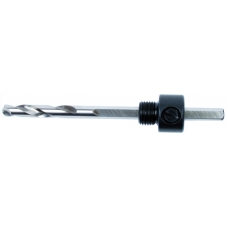 MORSE Screw on arbor without lock pins - for holesaws 9/16" - 1-3/16" - clamshell - 6mm round
